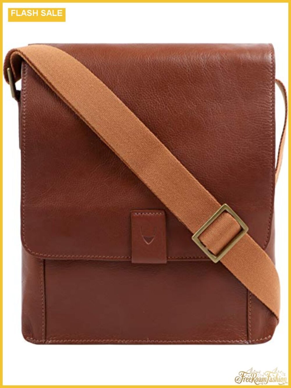 Genuine Leather Medium Crossbody Messenger Bag Fits 10.5" iPad